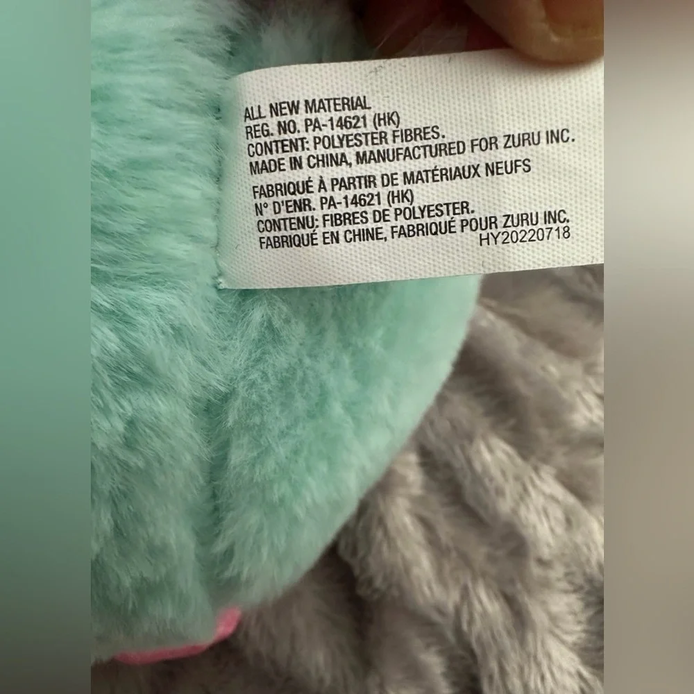 🦄💕 ZURU Rainbocorn Plush Toy Mint Green Pink Glitter Wings